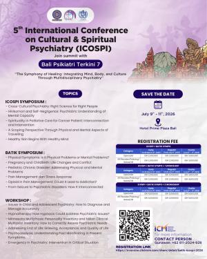 5th International Conference on Cultural & Spiritual Psychiatry (ICOSPI)