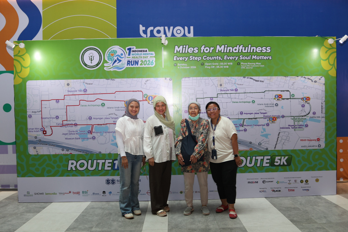 1st Indonesia World Mental Health Day RUN 2026 - JALUR LARI - Foto 15