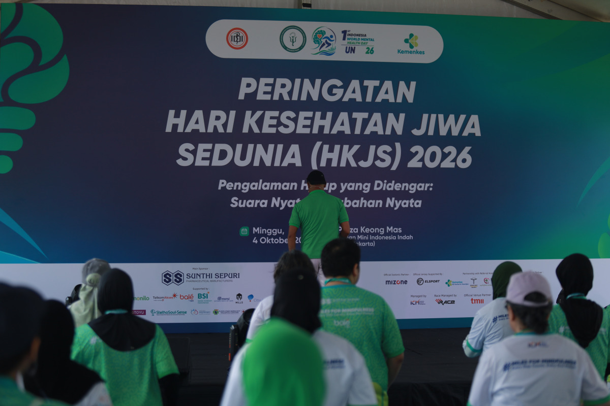 1st Indonesia World Mental Health Day RUN 2026 - AFTER RUN & ACARA PANGGUNG - Foto 23