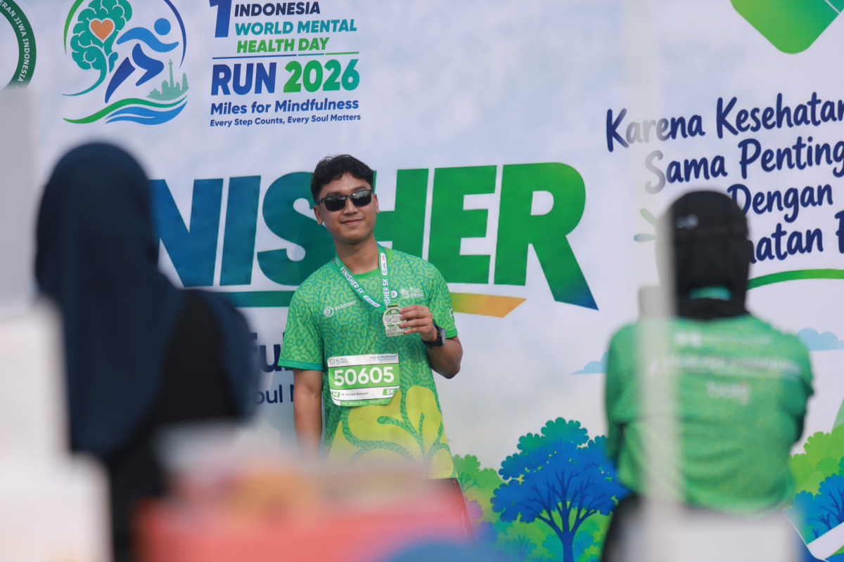 1st Indonesia World Mental Health Day RUN 2026 - AFTER RUN & ACARA PANGGUNG - Foto 05