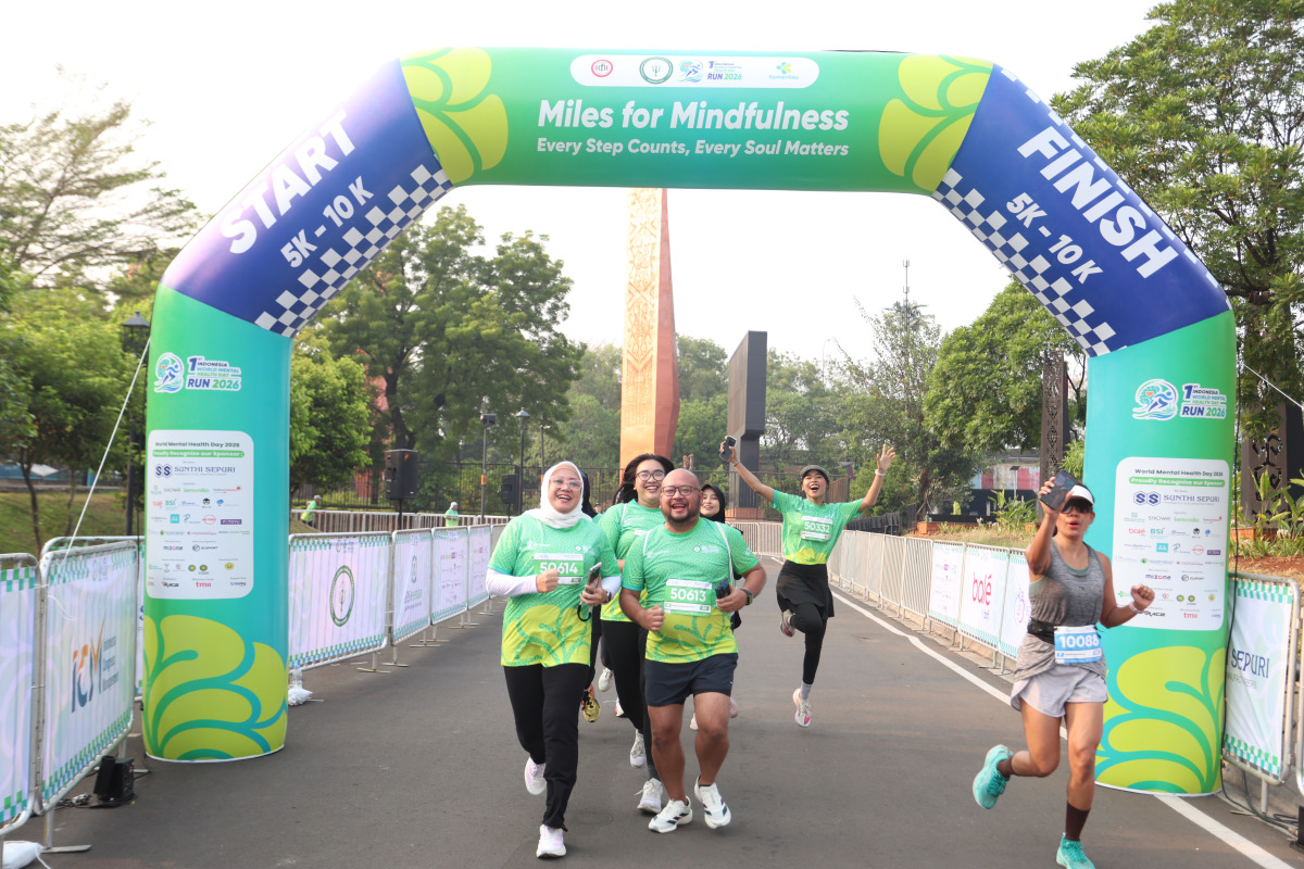 1st Indonesia World Mental Health Day RUN 2026 - START AND FINISHER - Foto 16