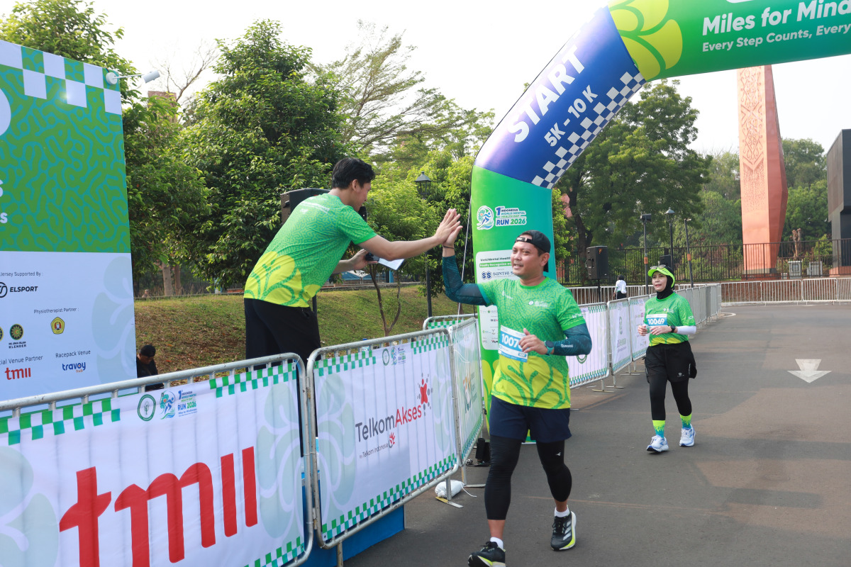 1st Indonesia World Mental Health Day RUN 2026 - START AND FINISHER - Foto 02