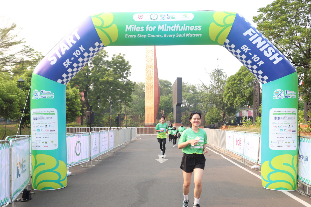 1st Indonesia World Mental Health Day RUN 2026 - START AND FINISHER - Foto 18