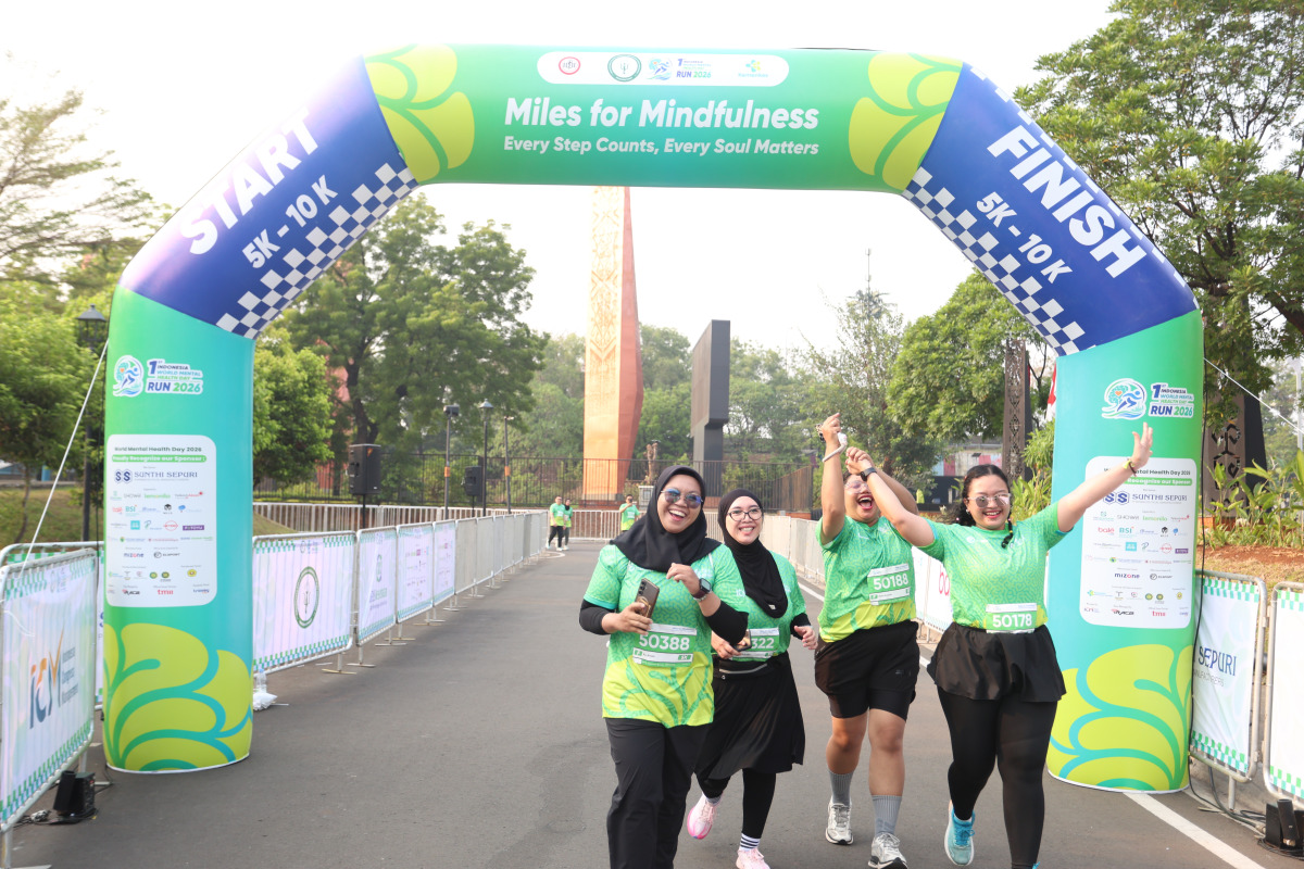 1st Indonesia World Mental Health Day RUN 2026 - START AND FINISHER - Foto 15