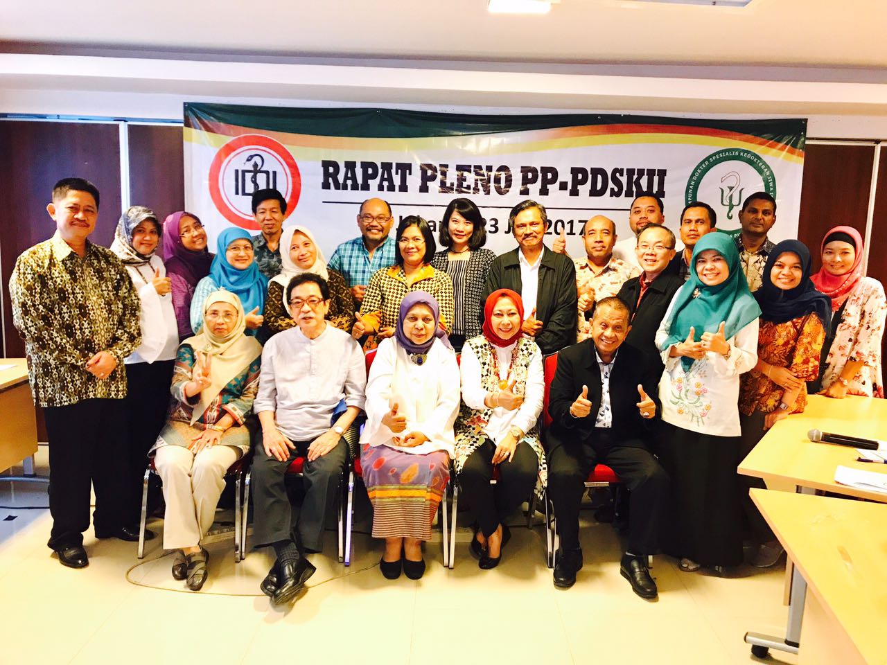 Rapat Pleno PP PDSKJI, Juli 2017